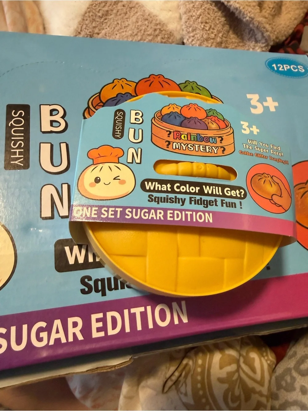 Squishy Bun Rainbow Mystery Dumpling box